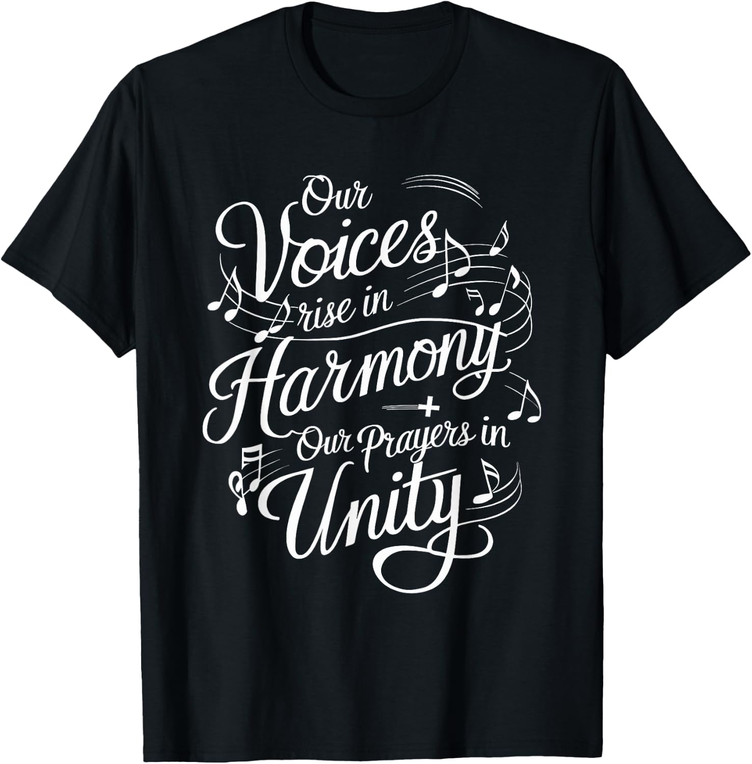 Choral music Religious singing Faith-based music Jesus Choir T-Shirt - T-Shirt | Black