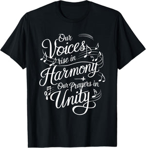 Choral music Religious singing Faith-based music Jesus Choir T-Shirt - T-Shirt | Black
