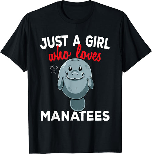 Just A Girl Who Loves Manatees Chubby Mermaid Lover