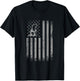 American Flag Prairie Dog Shirt Patriotic Prairie Dogs Men Women Kids T-Shirt - T-Shirt | Black