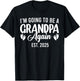 I'm Going to Be A Grandpa Again 2025 Promoted to Grandpa T-Shirt - T-Shirt | Black