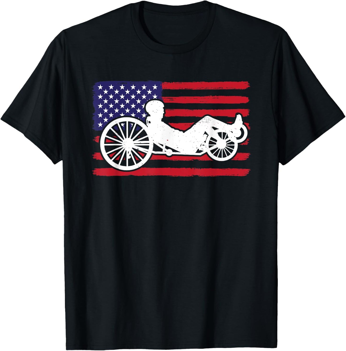 Recumbent Bike Lover Cycling Lover Triker Recumbent Trike T-Shirt - T-Shirt | Black