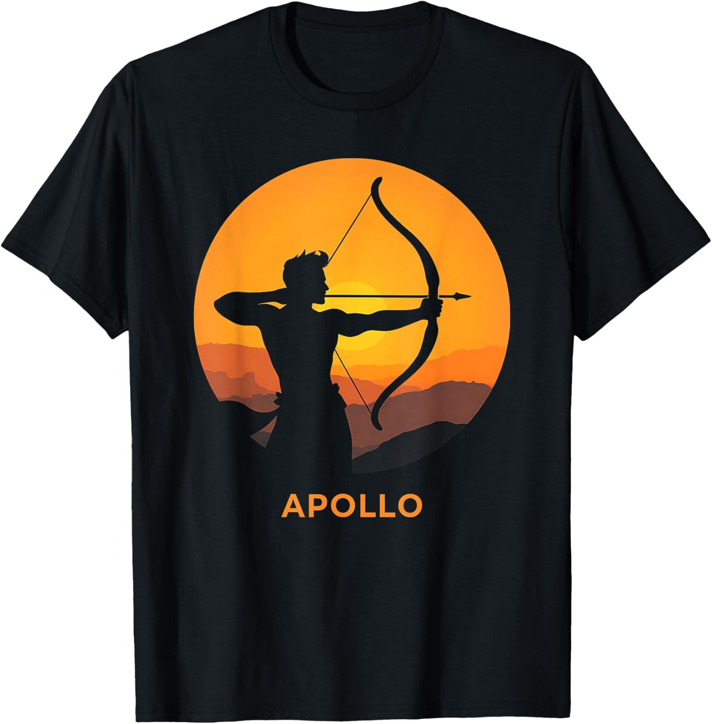 Apollo Greek God T-Shirt - T-Shirt | Black