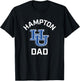 Hampton University Pirates Arched Dad T-Shirt - T-Shirt | Black