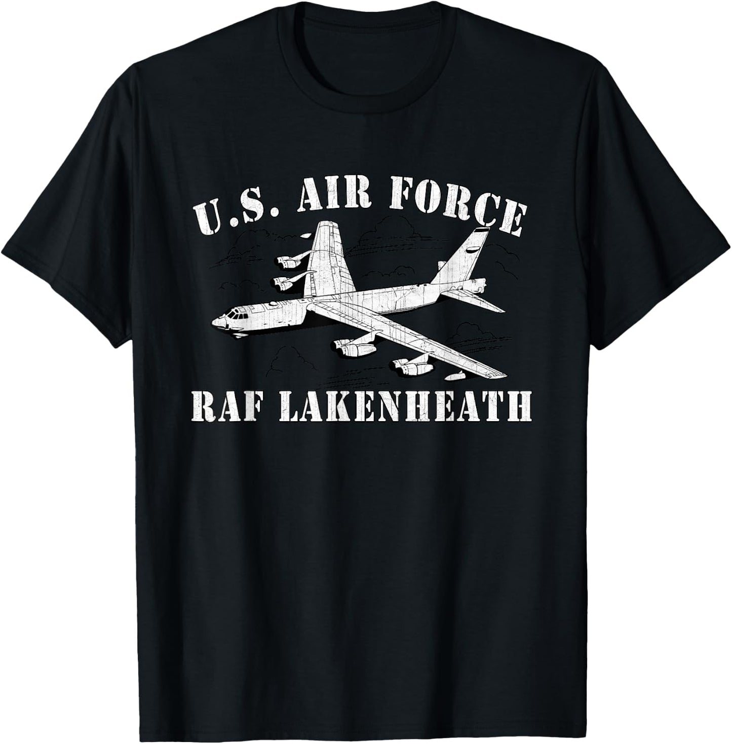 UK RAF Lakenheath Vintage Gifts T-Shirt - T-Shirt | Black