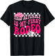 This Actually Is My First Rodeo Funny Cowgirl Groovy Western T-Shirt - T-Shirt | Black