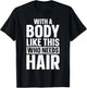 Cool Bald Guy Design Dad Husband Bald Head Bald Man T-Shirt - T-Shirt | Black