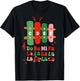 Groovy CDEF Do Re Mi Fa La La La La Music Teacher Christmas T-Shirt - T-Shirt | Black