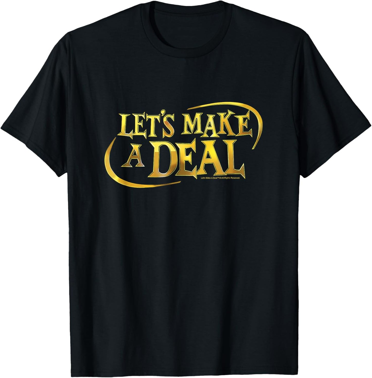 Lets Make A Deal - Lets Make a Deal Logo T-Shirt - T-Shirt | Black