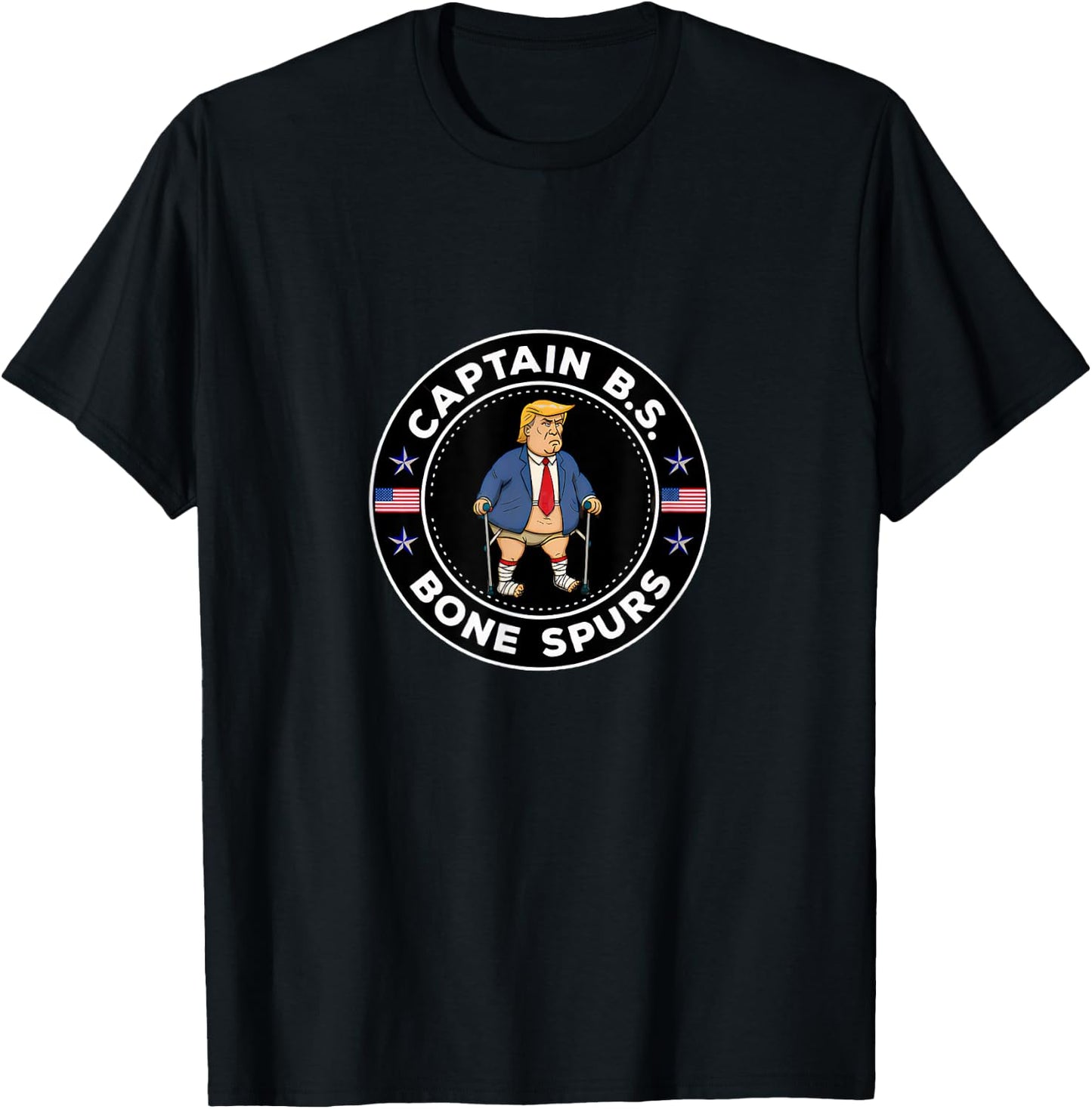 Captain Bone Spurs T-Shirt - T-Shirt | Black