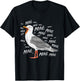 Funny Seagull Mine T-Shirt - T-Shirt | Black