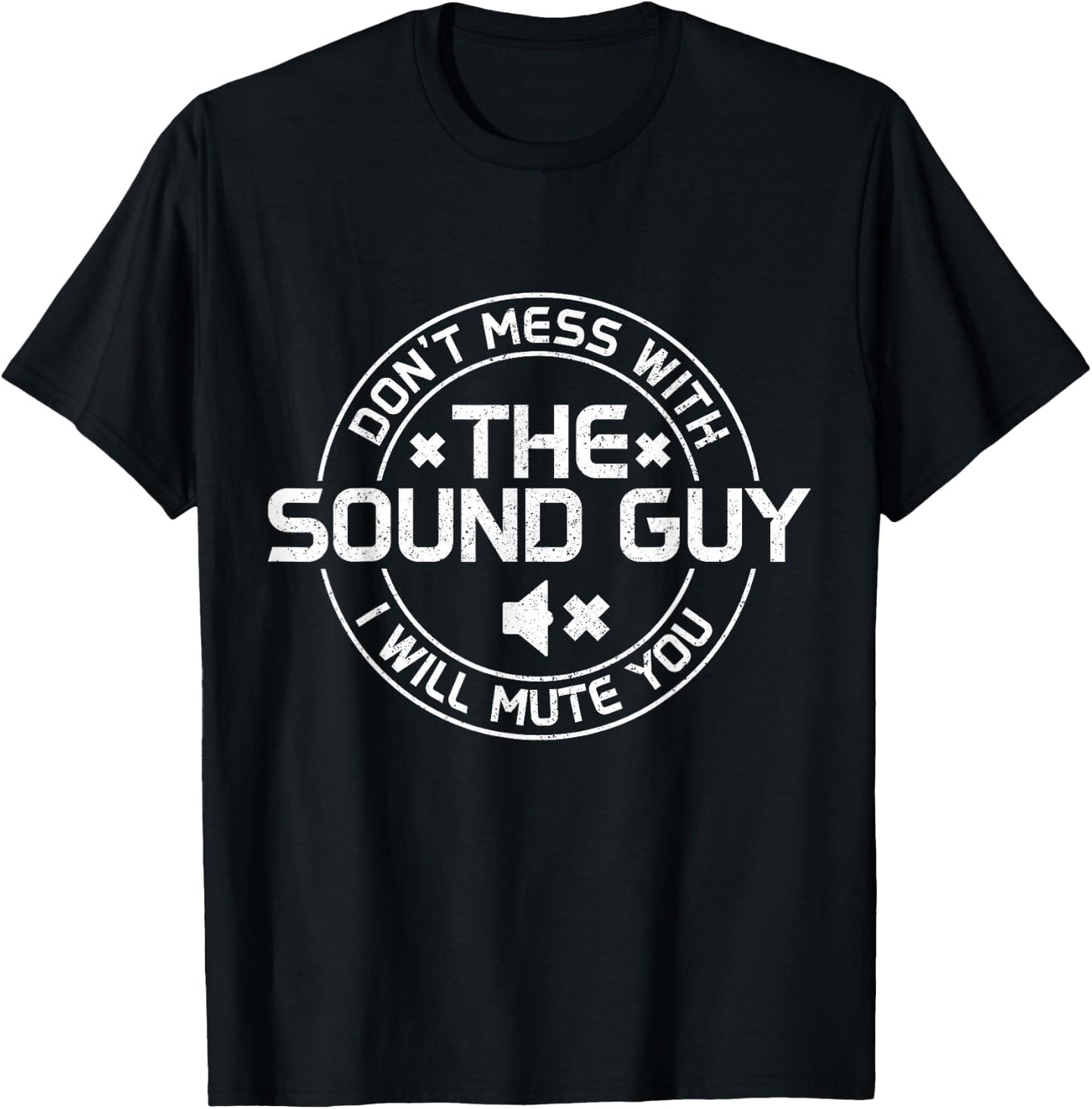 Sound Guy Audio Engineer Sound Technician Funny T-Shirt - T-Shirt | Black