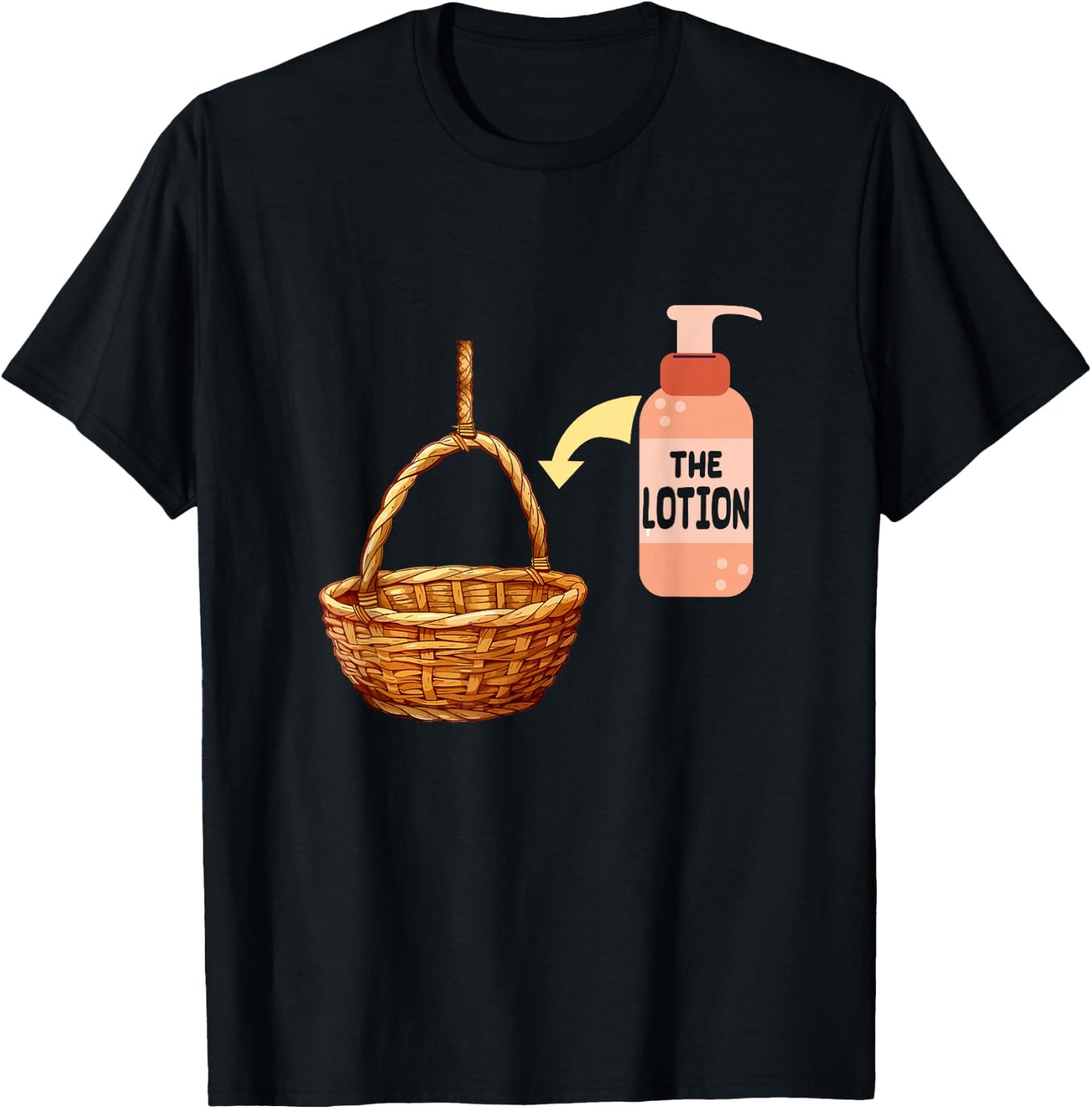 Put the Lotion in the Basket Halloween Costume Parody Art T-Shirt - T-Shirt | Black