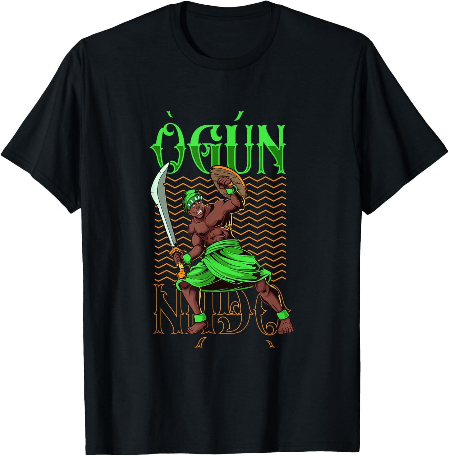 Famous gods of the Yoruba - Ogun T-Shirt - T-Shirt | Black