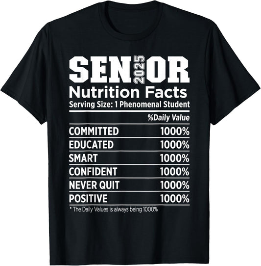 Senior 2025 Graduation 2025 Class Senior 2025 Grad T-Shirt - T-Shirt | Black