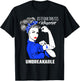 Osteoarthritis Warrior Unbreakable Shirt Awareness Gift T-Shirt - T-Shirt | Black