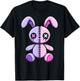 Pastel Goth Bunny Rabbit Cute Gothic Menhera Kawaii Pink Alt T-Shirt - T-Shirt | Black