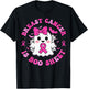 Groovy Breast Cancer is Boo Sheet Awareness Halloween Ghost T-Shirt - T-Shirt | Black