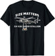 CH-53E Super Stallion Size Matters Funny Military Helicopter T-Shirt - T-Shirt | Black