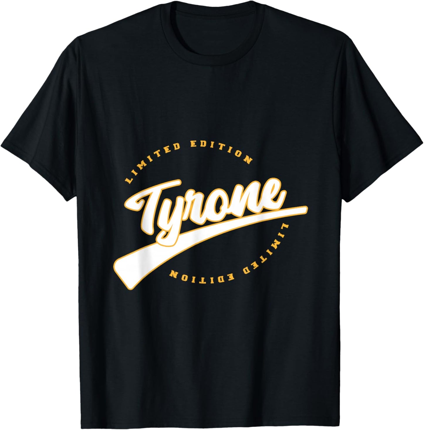 Funny Personalized First Name Design for Tyrone T-Shirt - T-Shirt | Black