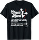 Cheer Aunt Definition Cheerleading Aunt Cheerleader Auntie T-Shirt - T-Shirt | Black