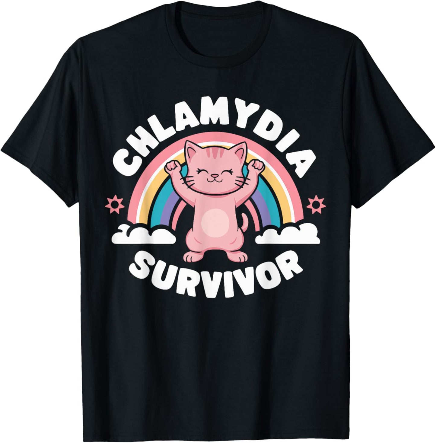 Chlamydia Survivor T-Shirt - T-Shirt | Black