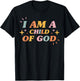 Child Of God Christian Cross Bible Religious T-Shirt - T-Shirt | Black