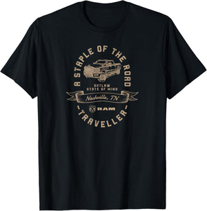 RAM Trucks Nashville Traveller Staple of the Road T-Shirt - T-Shirt | Black