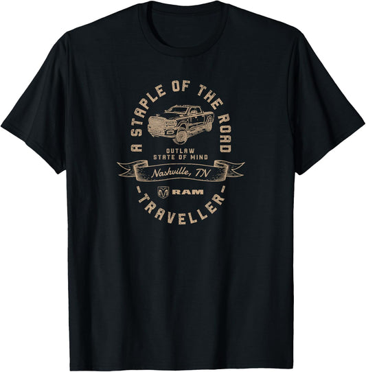 RAM Trucks Nashville Traveller Staple of the Road T-Shirt - T-Shirt | Black