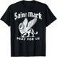 St Mark the Evangelist Apostle Lion Symbol Catholic Saint T-Shirt - T-Shirt | Black