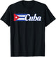 Cuban Flag Shirt Cuban Hispanic Heritage Month T-Shirt - T-Shirt | Black