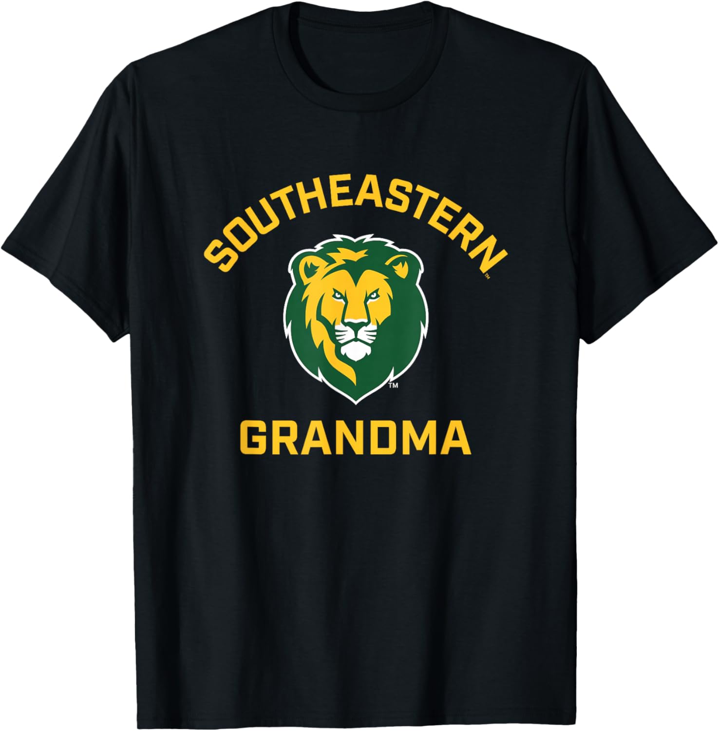 Southeastern Louisiana University Lions Arched Grandma T-Shirt - T-Shirt | Black