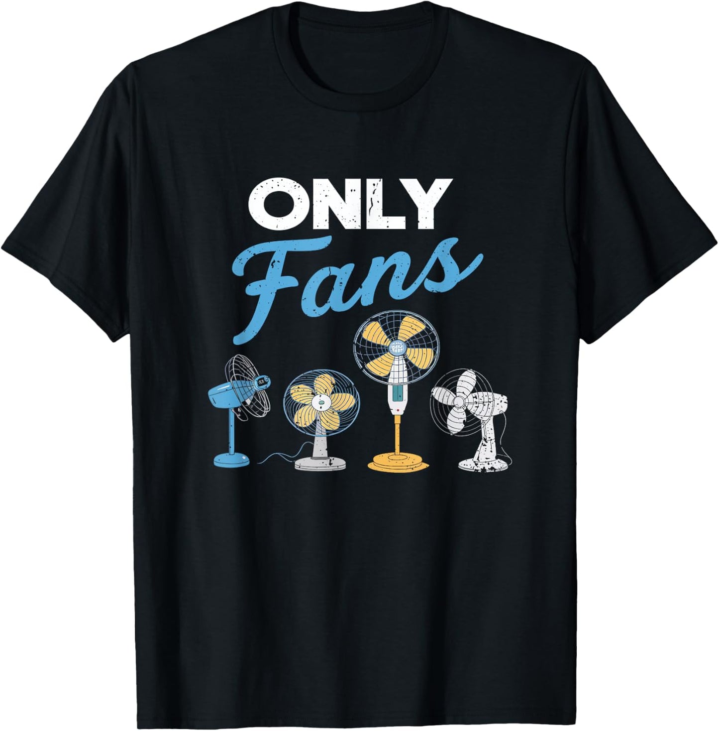 Only Fans Funny Gag Joke Adulh Humor Gag T-Shirt - T-Shirt | Black