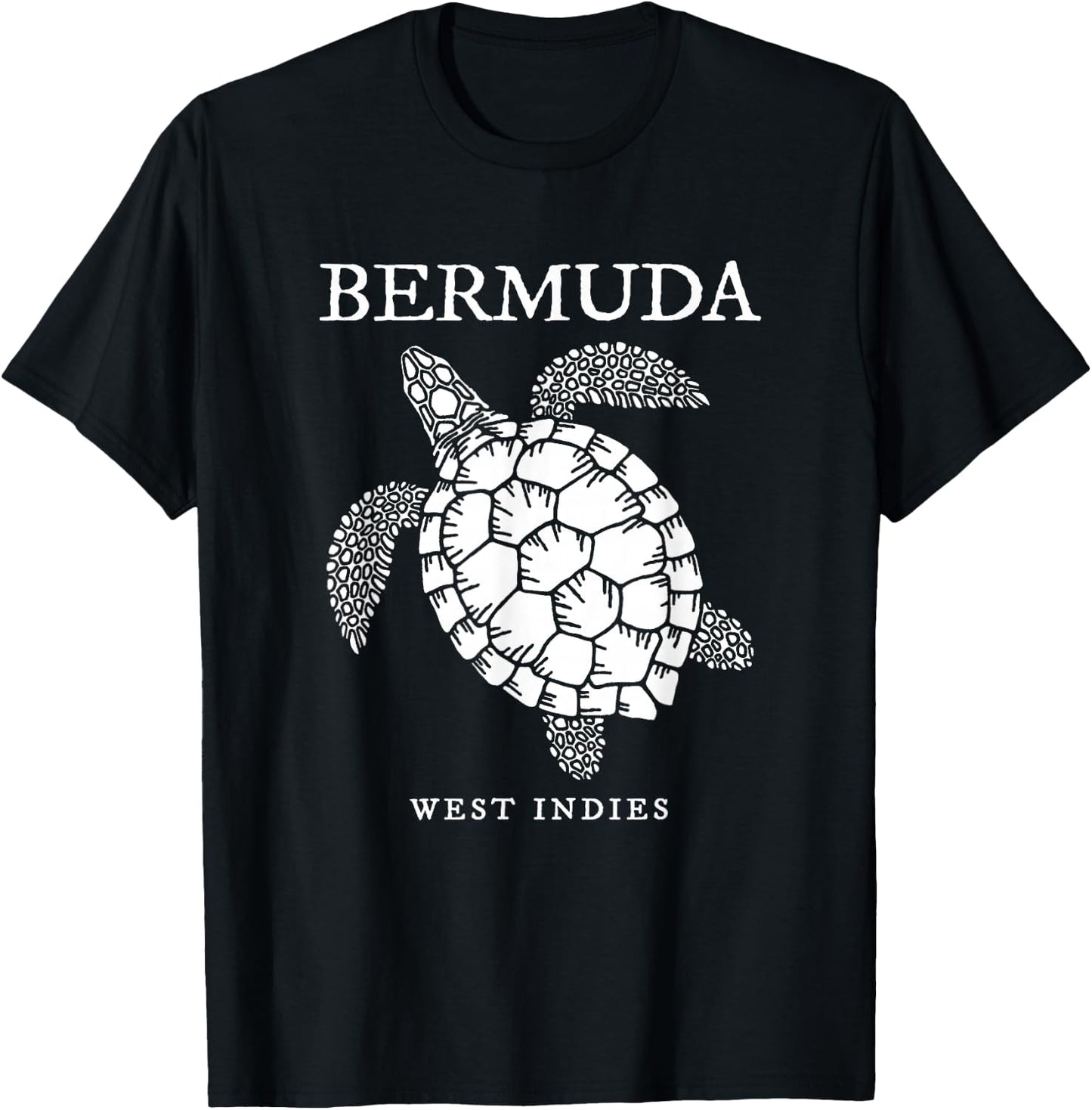 Bermuda Sea Turtle Girls Boys Toddler Souvenir T-Shirt - T-Shirt | Black