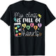 Teachers Valentines Day My Class Is Full of Sweethearts Life T-Shirt - T-Shirt | Black