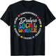 Dialysis Social Worker Appreciation Heart T-Shirt - T-Shirt | Black