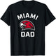 Miami University Ohio Redhawks Arched Dad T-Shirt - T-Shirt | Black