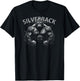 Gorilla Gym Monkey Angry Growling Scary Silverback Gorilla T-Shirt - T-Shirt | Black