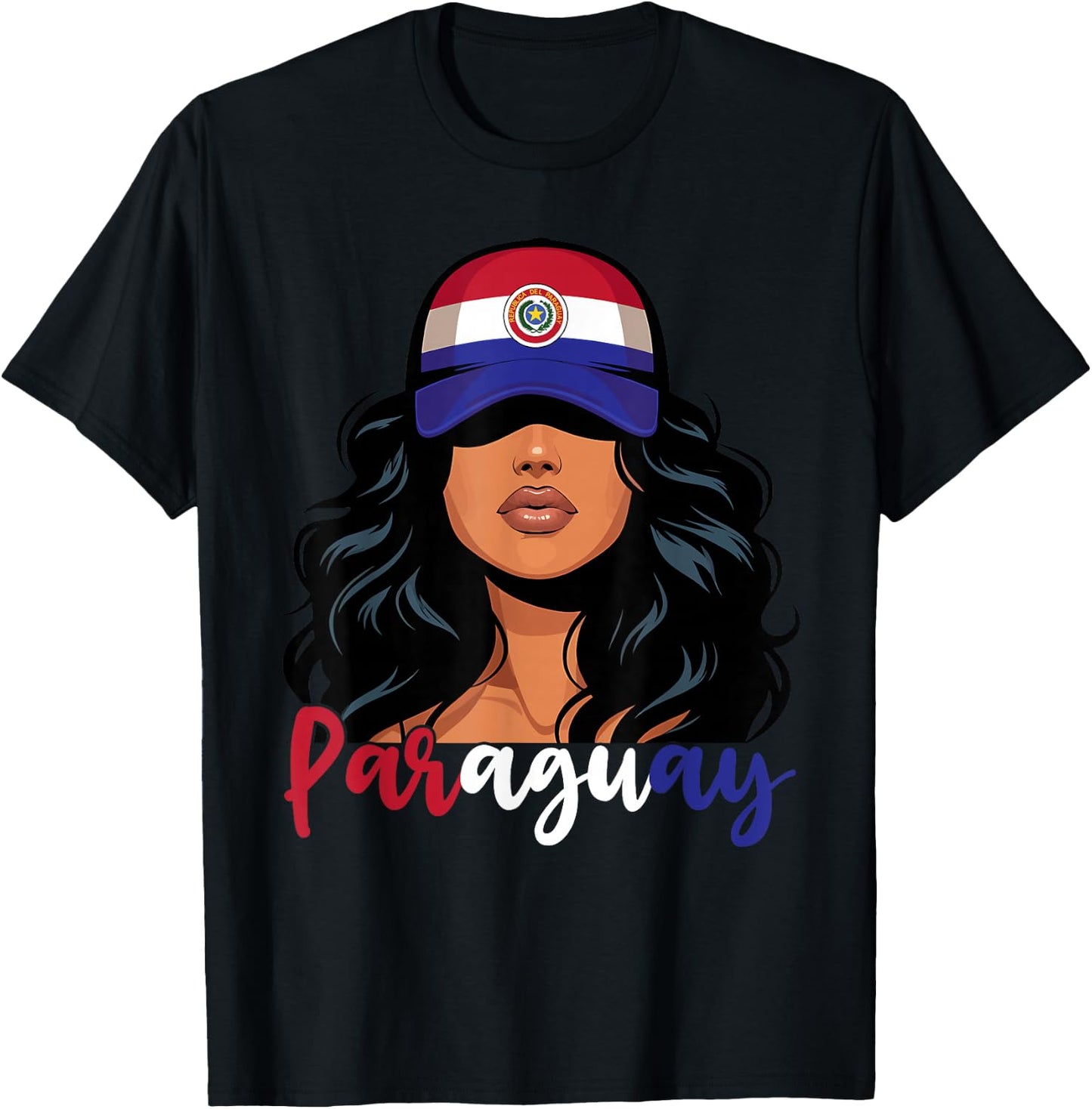 Paraguayan Girl Paraguay Flag Proud Paraguaya Women T-Shirt - T-Shirt | Black