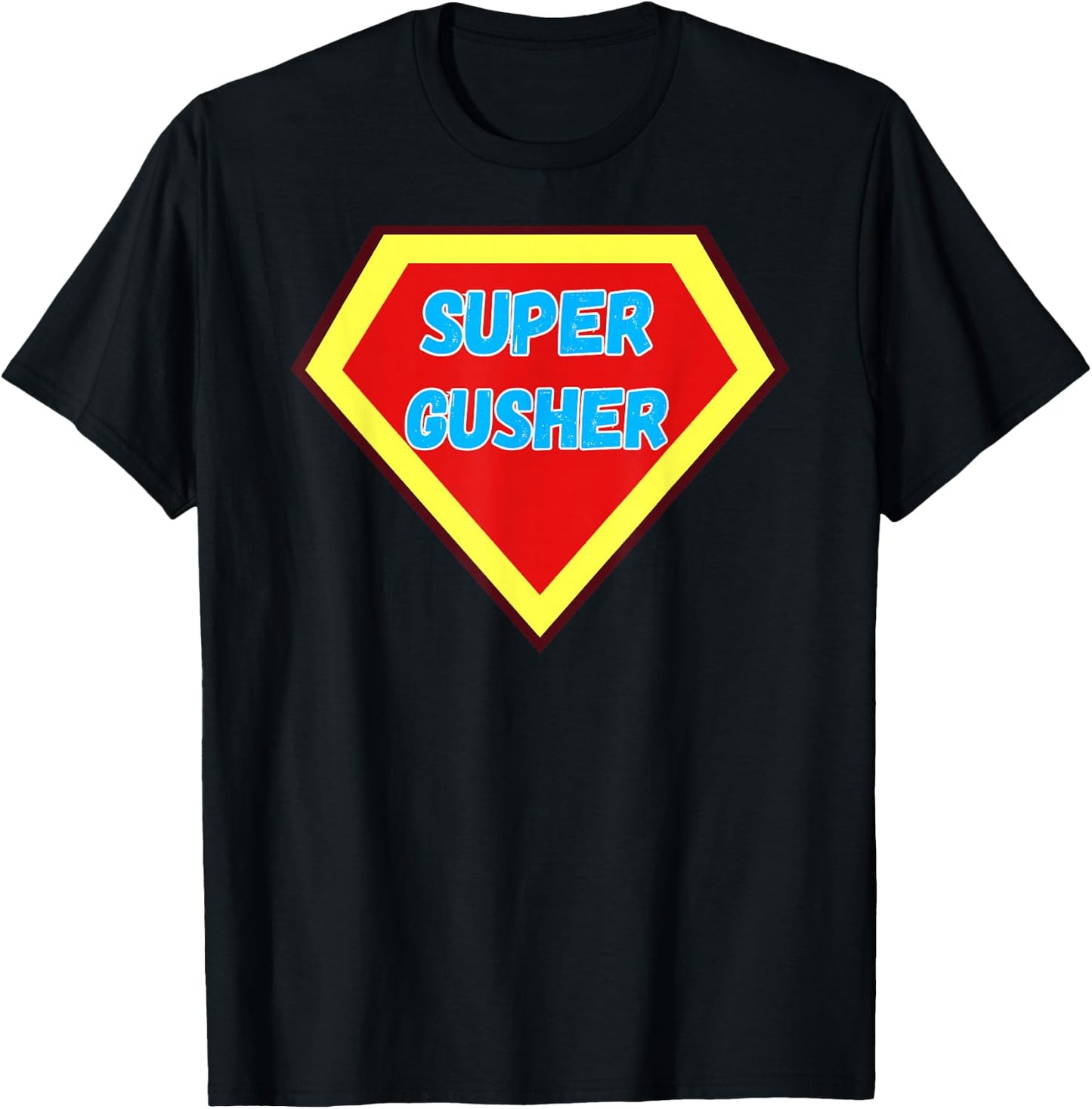 Fun Graphic-Super Gusher T-Shirt - T-Shirt | Black