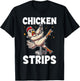 Farm Animal Humor Chicken Pole Dance Black X-Small -Adults Modern Cartoon Humor Dance T-Shirt - T-Shirt | Black