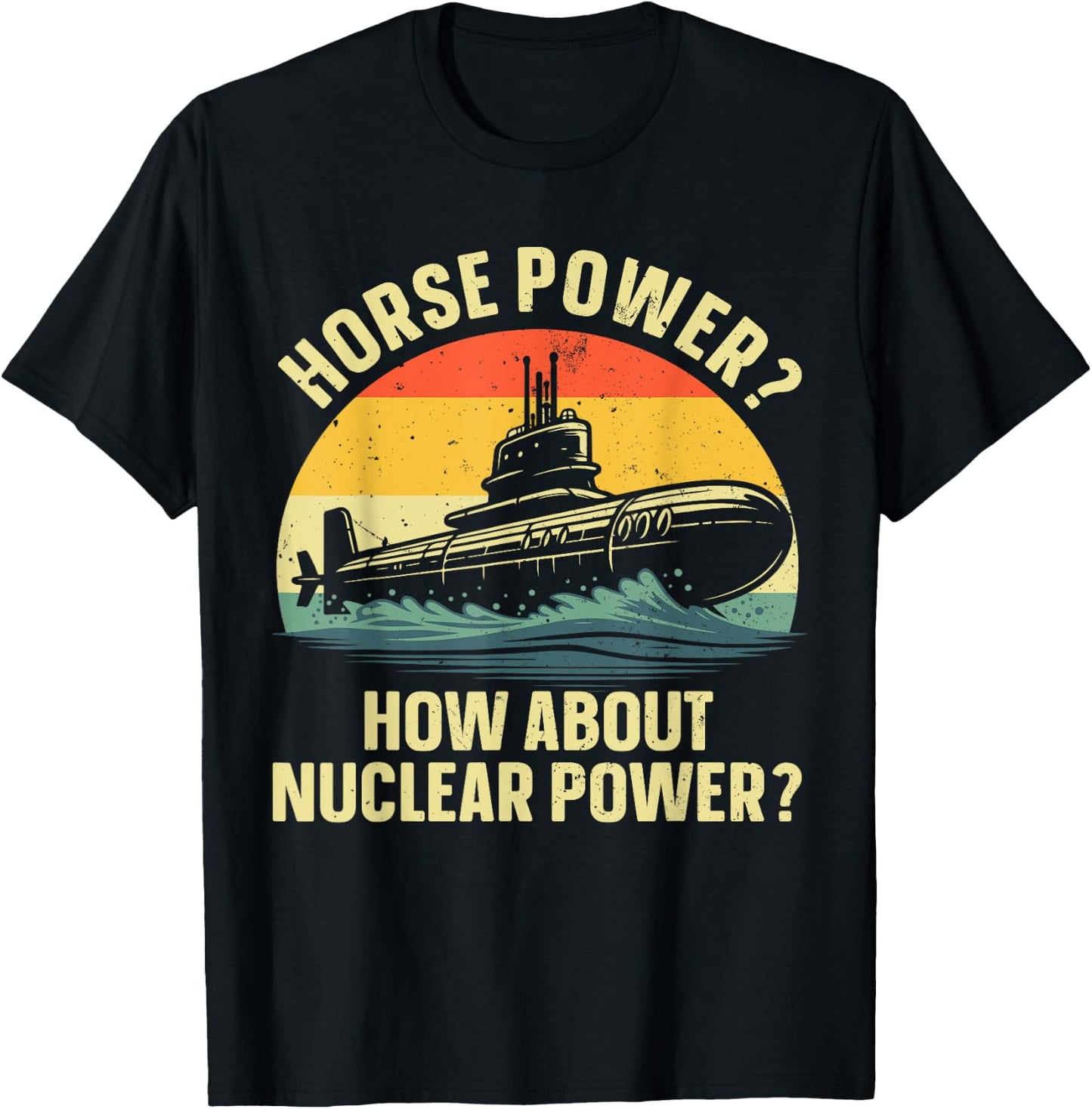 Funny Submarine Art Women Submarine Vet Submariner T-Shirt - T-Shirt | Black