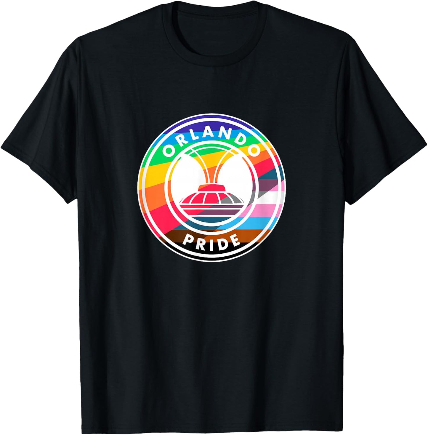 NWSL Orlando Pride Proud Crest T-Shirt - T-Shirt | Black