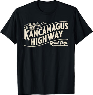 Kancamagus Highway Road Trip Souvenir T-Shirt - T-Shirt | Black