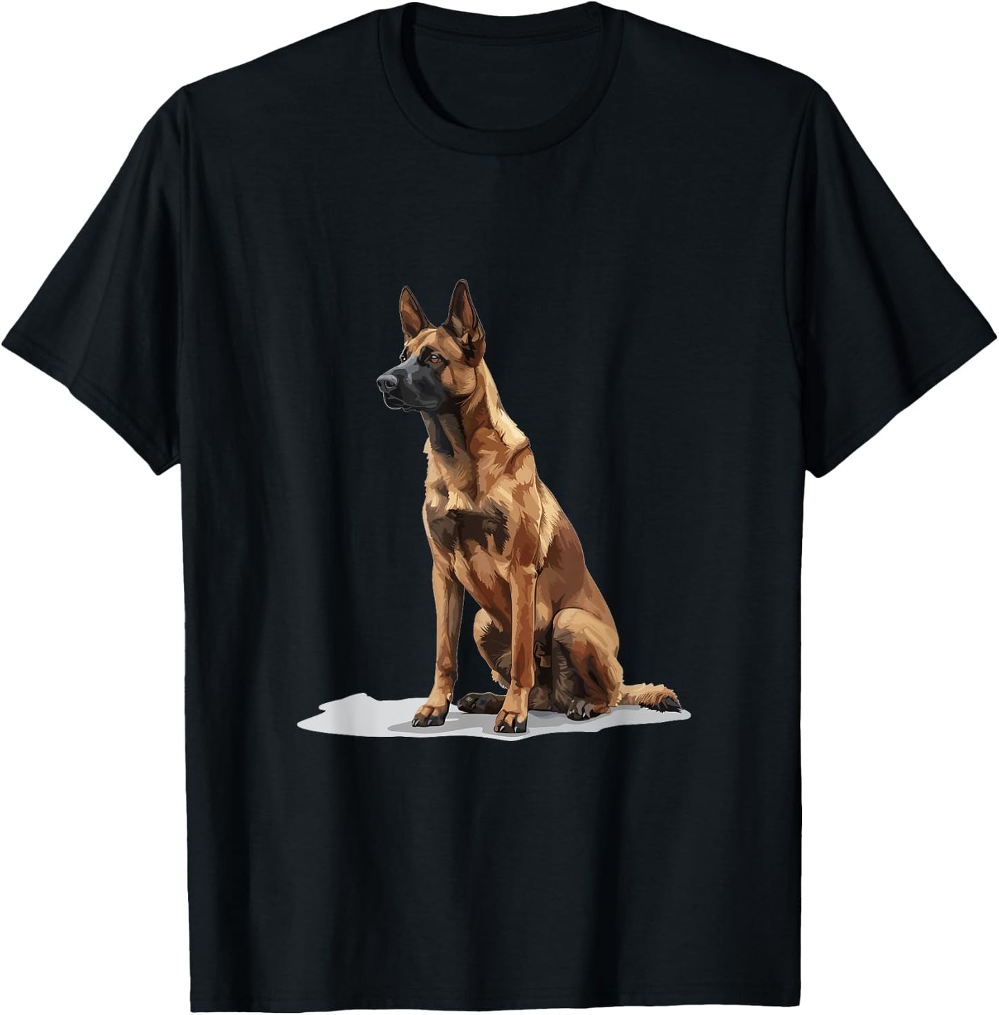 Belgian Malinois Dog Breed Graphic Women Kids T-Shirt - T-Shirt | Black