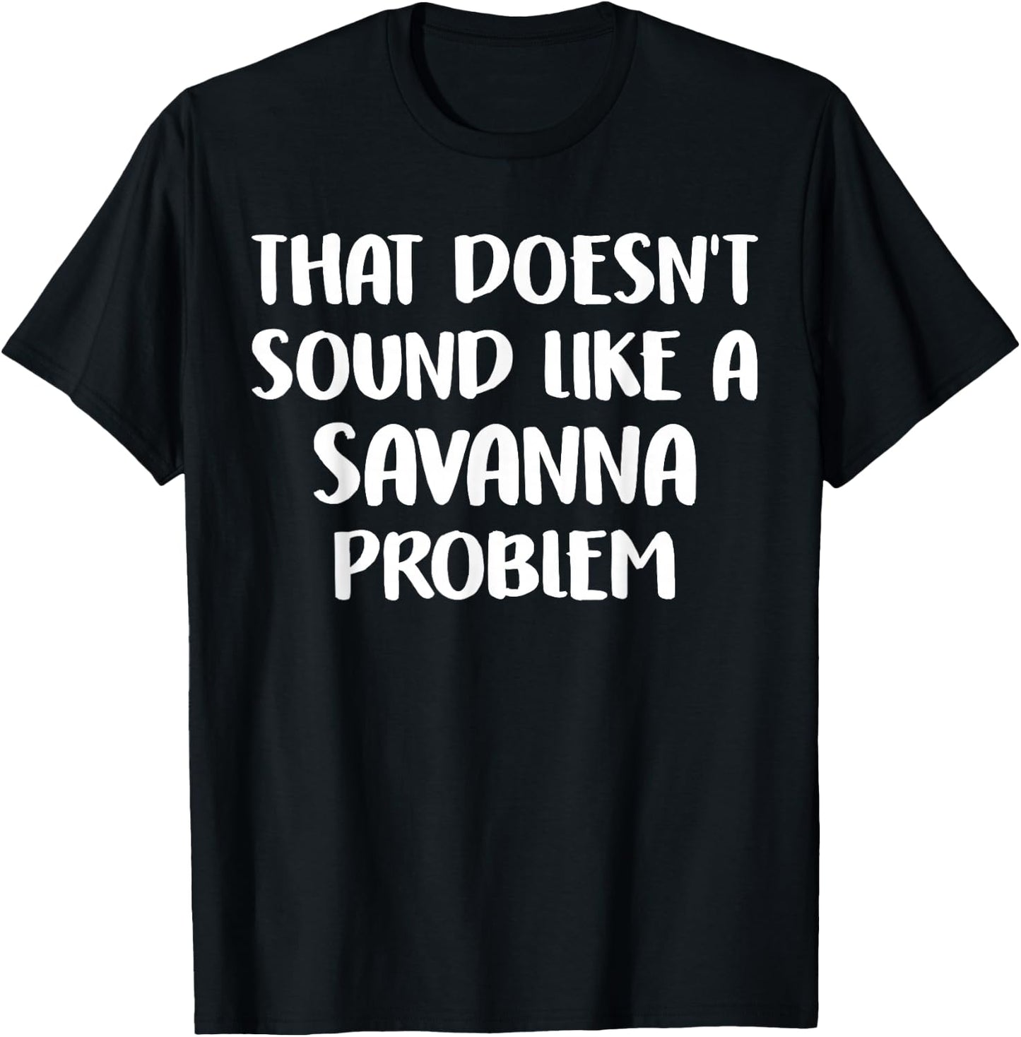 SAVANNA Personalized Cute Flower Girls SAVANNA Name T-Shirt - T-Shirt | Black