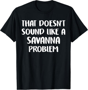 SAVANNA Personalized Cute Flower Girls SAVANNA Name T-Shirt - T-Shirt | Black