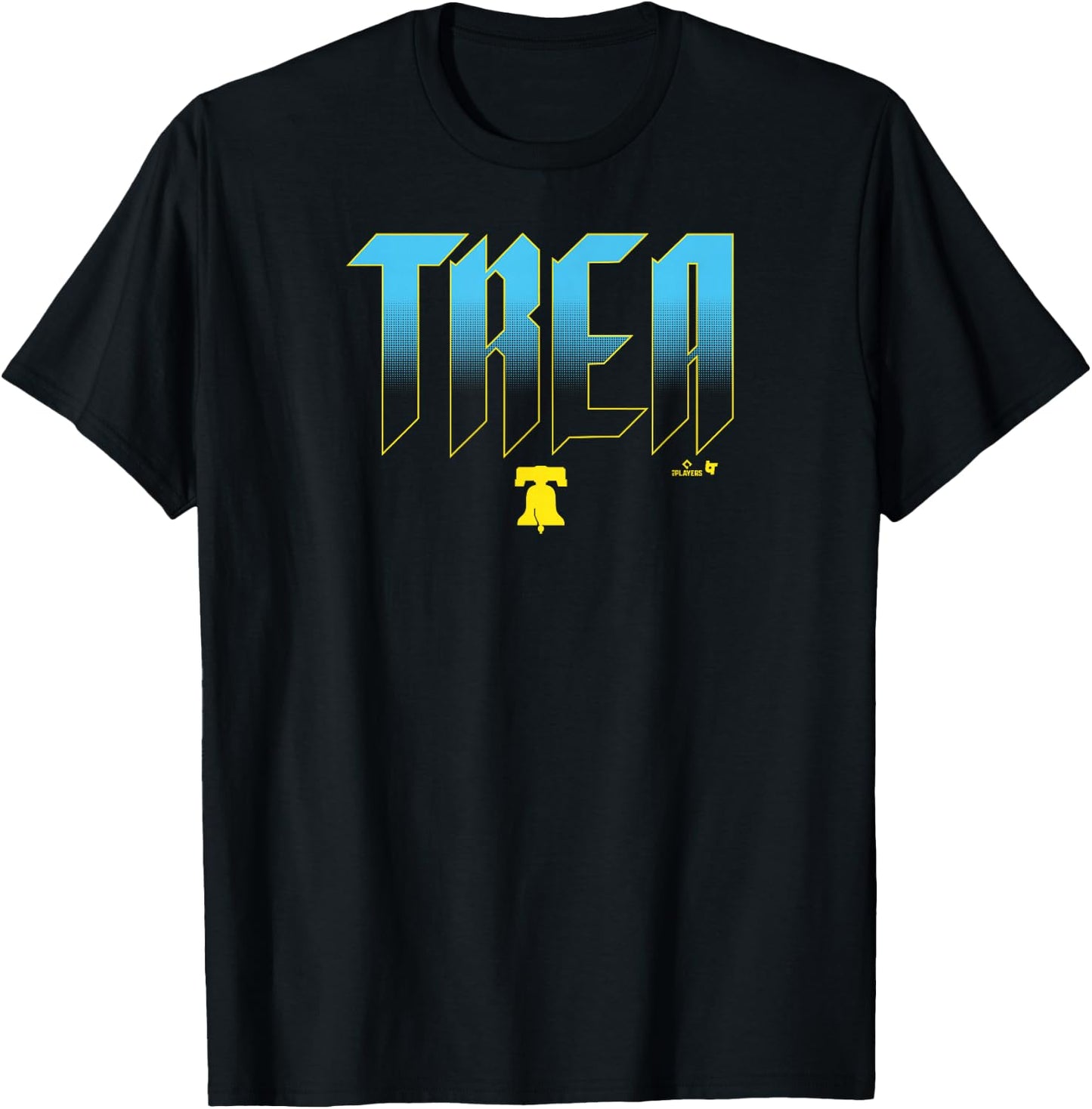 Trea Turner: Philadelphia City Edition Text T-Shirt - T-Shirt | Black