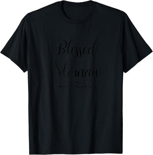 Blessed Mamaw T-Shirt - T-Shirt | Black