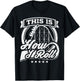 Funny Rollercoaster This Is How I Roll Coaster Shirt T-Shirt - T-Shirt | Black
